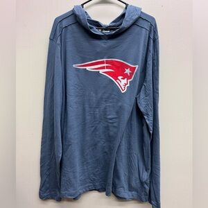 NFL Team Apparel Blue Hoodie - New England Patriots